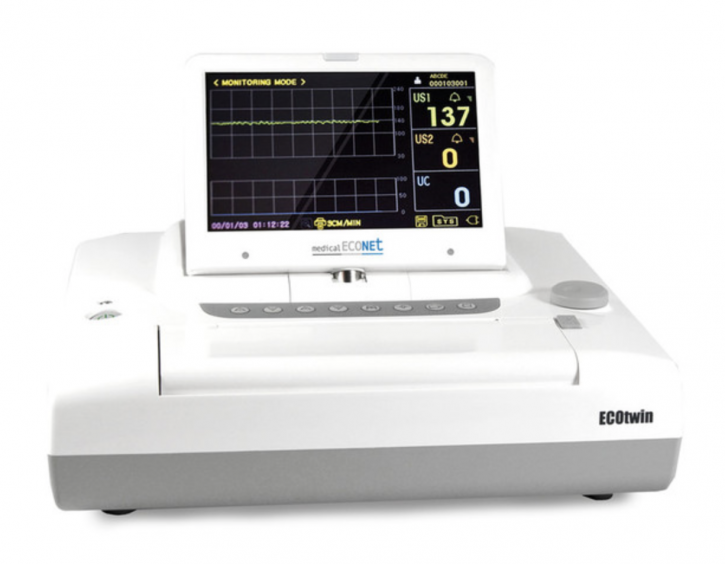 Zwillings Fetalmonitor ECOtwin LCD 7"