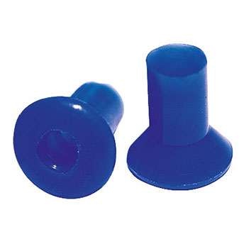 Ohrstöpsel (4mm, blau, 10 Stck.)