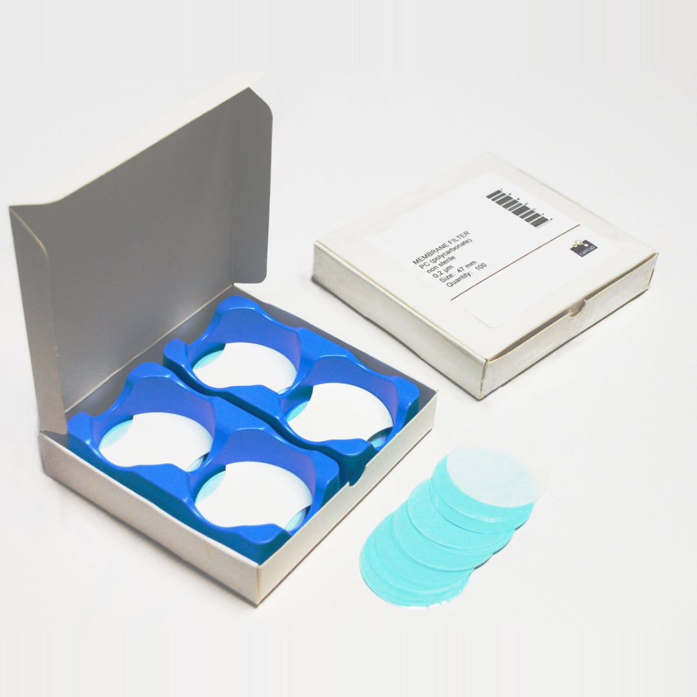 47 mm 0,22 um Polycarbonat-Membranfilter Alpha Laboratories Polycarbonat-Membranfilter