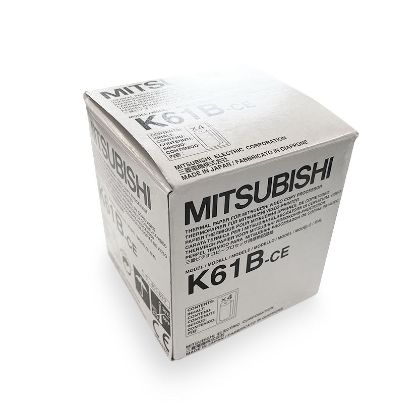 Papel para videoprinter Mitsubishi K61B (4 rollos)