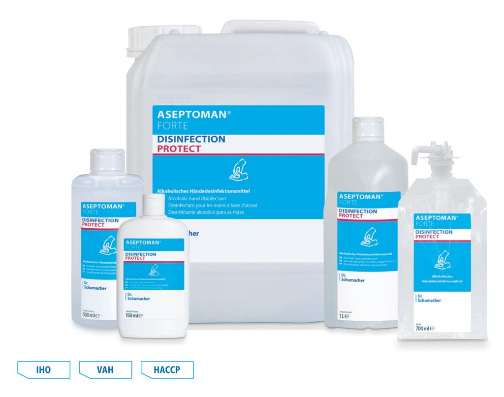 Desinfectante de manos Aseptoman® forte (frasco de bolsillo de 100 ml)