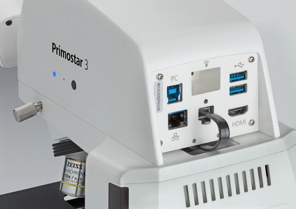 Mikroskop ZEISS Primostar 3 mit integr. 8MP-Kamera