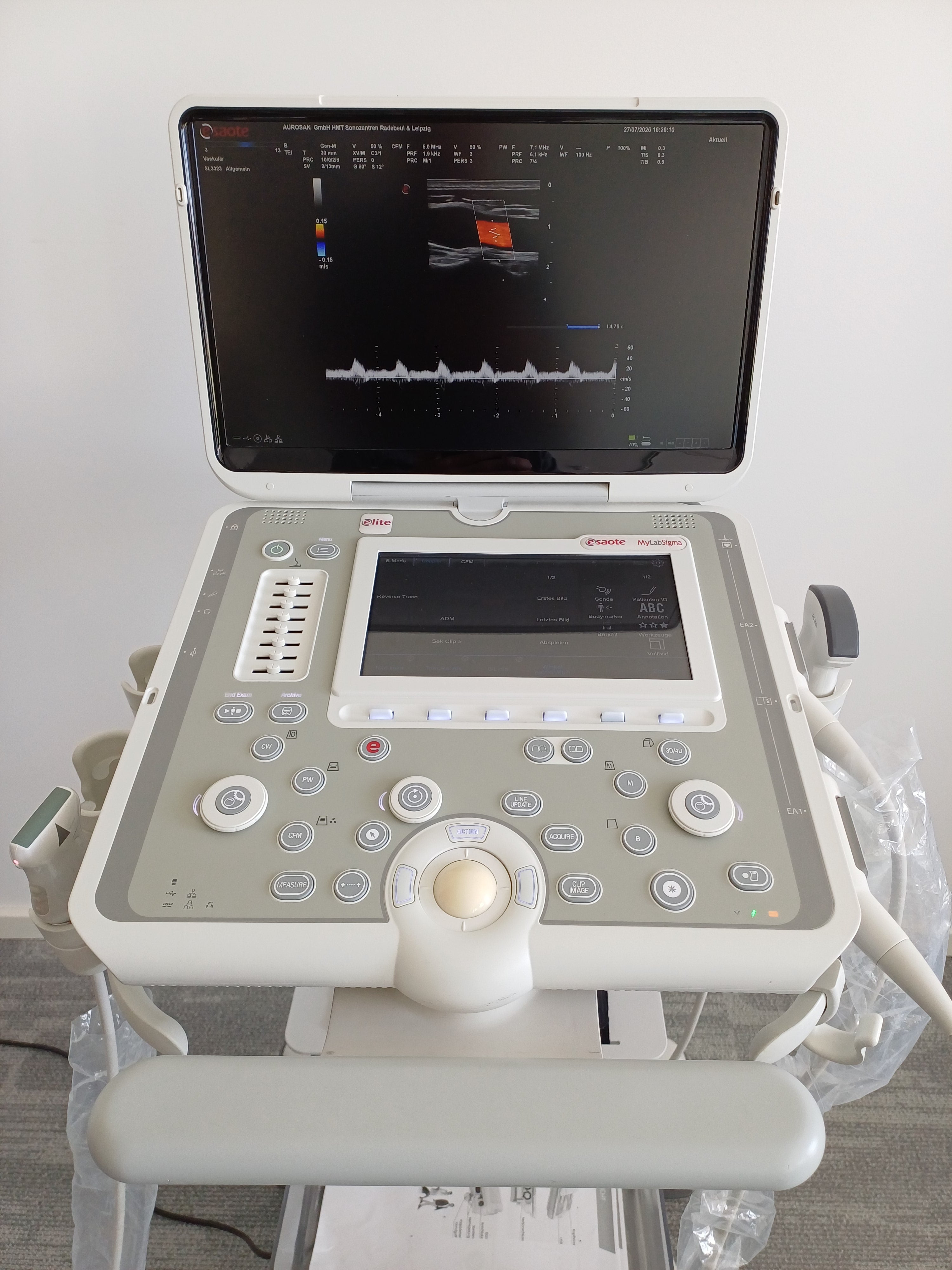 Ultraschallgerät esaote MyLab Sigma Elite BJ 20/21 Demogerät GI, Vasc, DICOM mit 2 Sonden