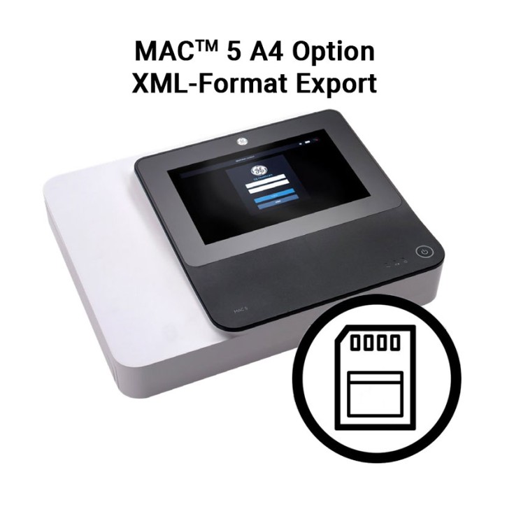 GE MAC 5 A4 XML Format Output Option