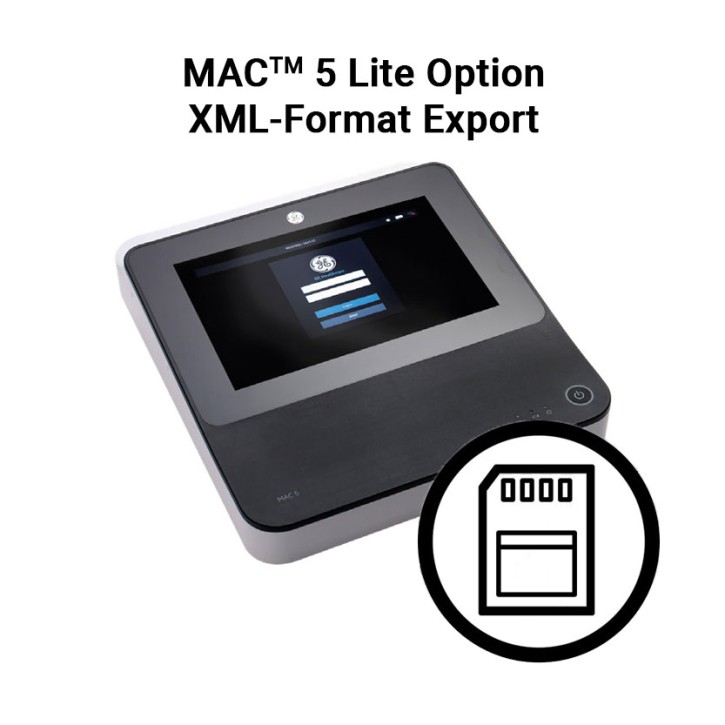 GE MAC 5 Lite XML Format Output Option