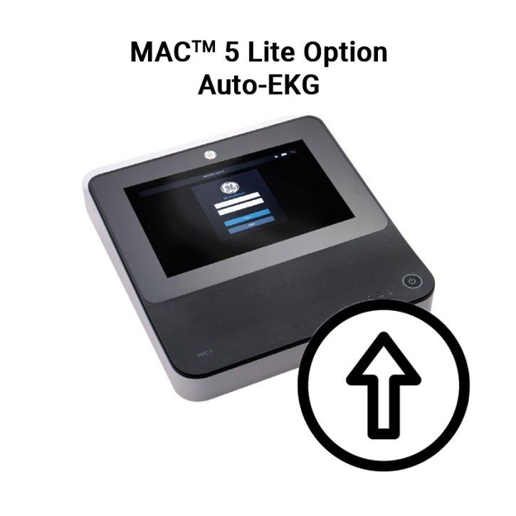 GE MAC 5 Lite Auto-EKG  zur autom. Aufzeichnung bei guter Signalquali.