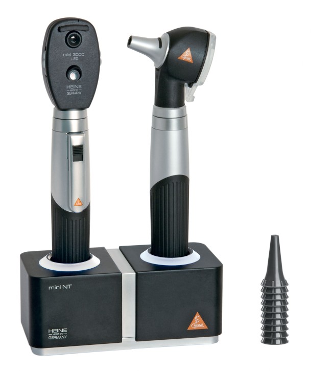 mini 3000 set LED, ophthalmoscope+otoscope (F.O.)