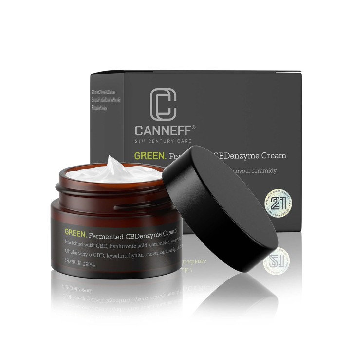 CANNEFF® GREEN CBD fermented enzyme anti-aging creme (50 ml)