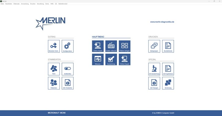 MICRONAUT MCN Software UR, inkl. Stat. Modul, EUCAST & RiliBÄK-konform