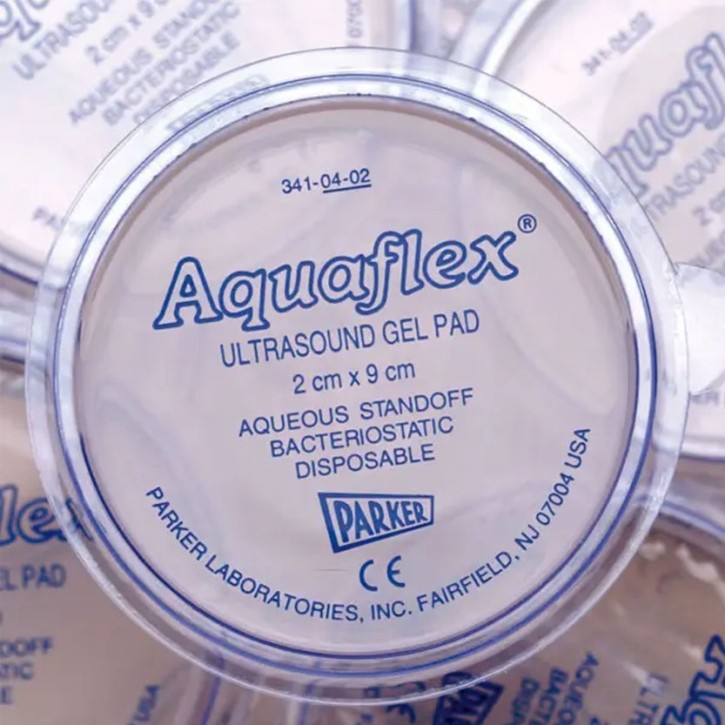 Aquaflex Ultrasound Gel Pads (6 round pads 2x9 cm)