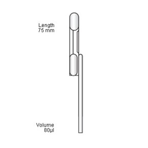 80µL Dual Bulb Pastette (10x500 p.)